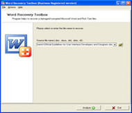 Word Recovery Toolbox screenshot